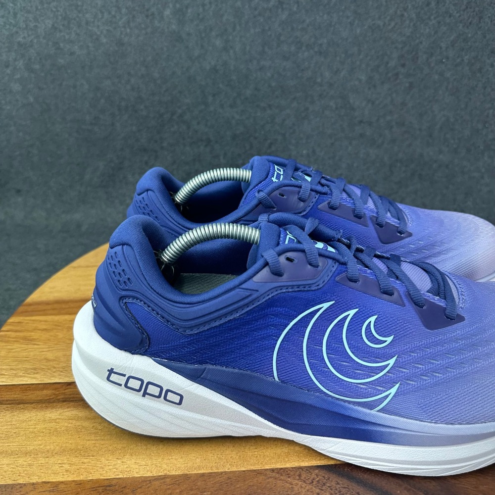 Topo Athletic Phantom 4 Purple Blue Gradient Running Shoes Womens 9 5mm Drop - Picture 3 of 12